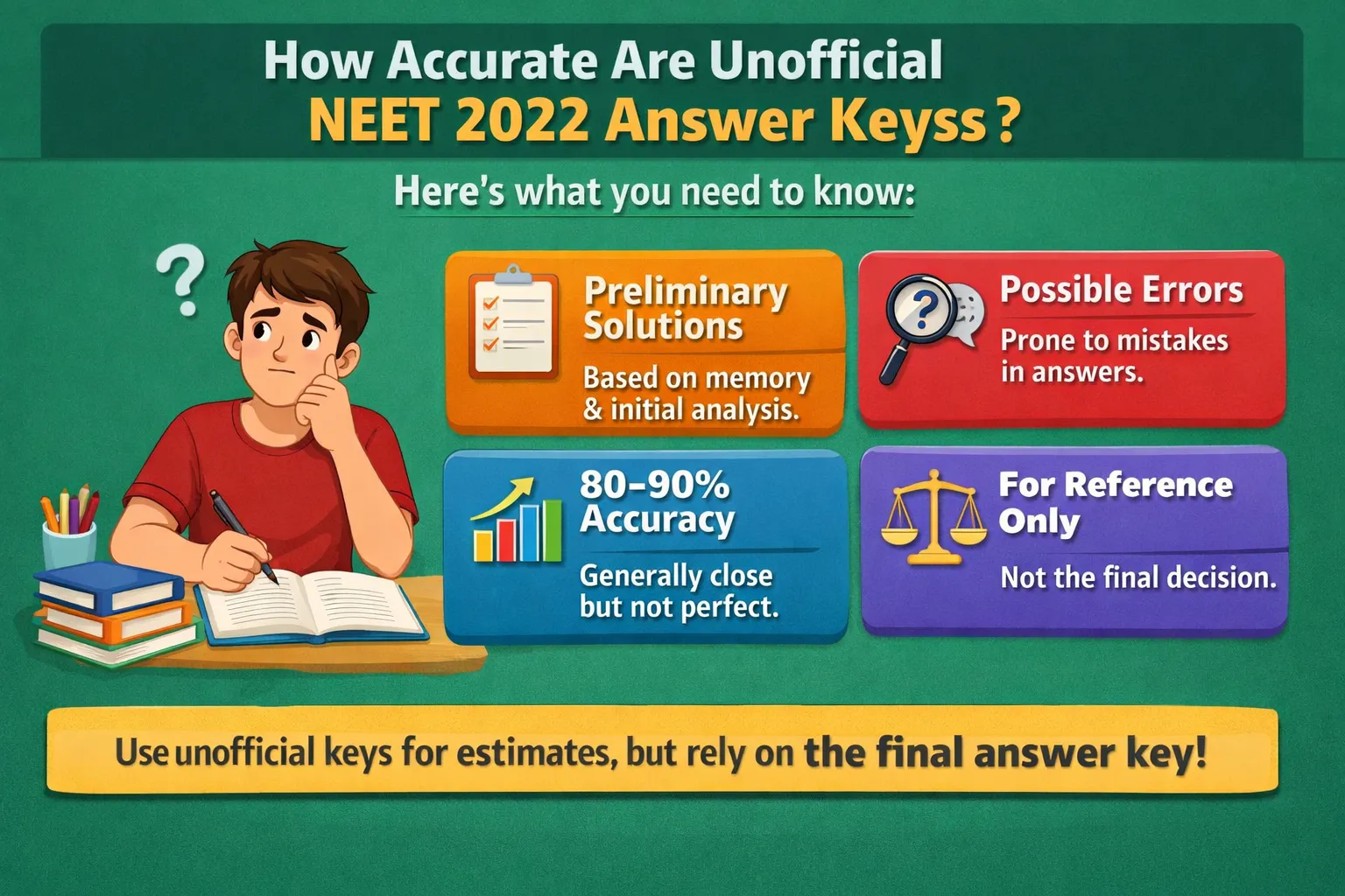 How Accurate Are Unofficial NEET 2022 Answer Keys?